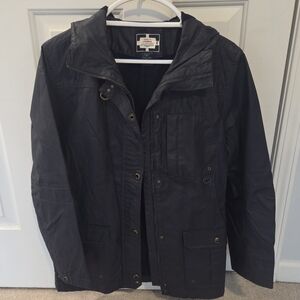 Women's Navy Hooded Jacket